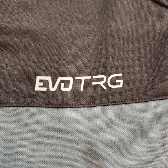 Vintage Puma Track Jacket Sweatshirt Mens Medium Black Gray Full Zip Gym - Picture 4 of 10